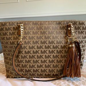 Michael Kors Jet Set Tote Beige/Luggage Handbag
